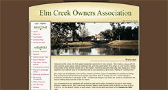 Desktop Screenshot of elmcreekownersassoc.com